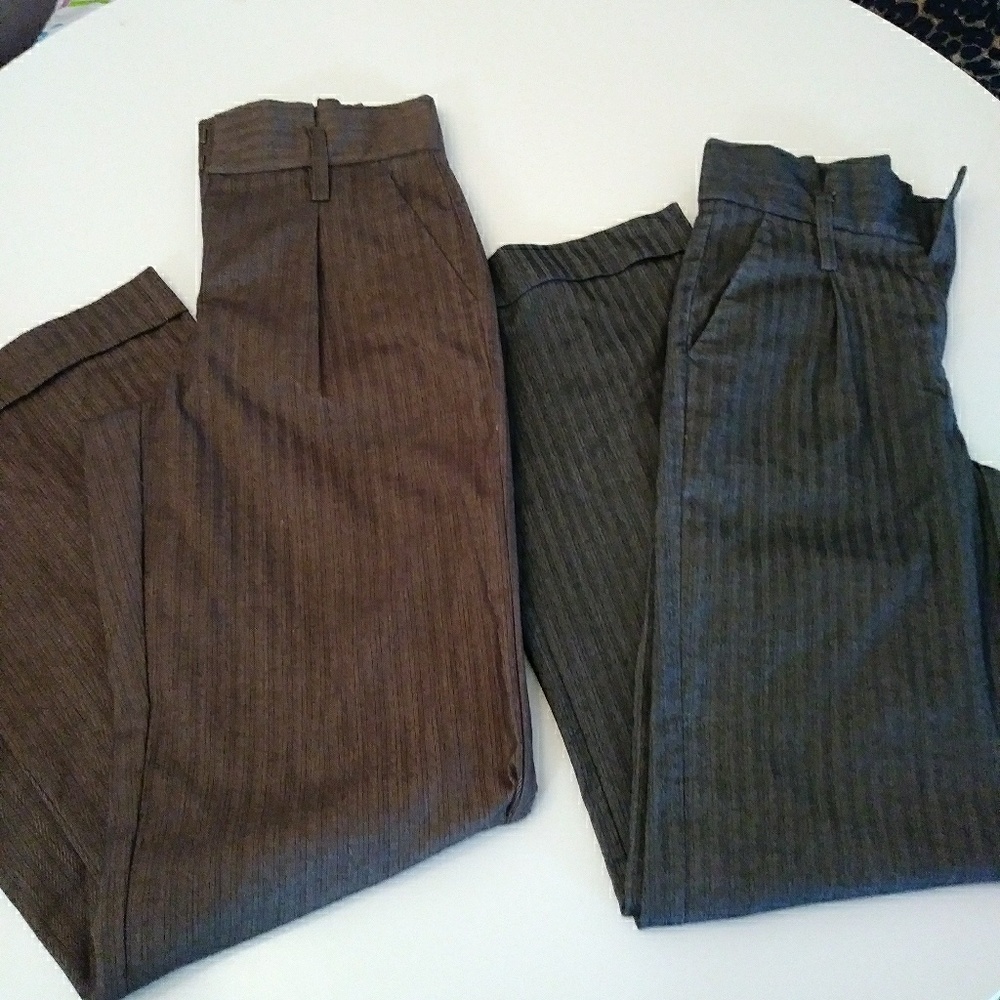 2 for 1!!!! High waisted ruffle topped pants